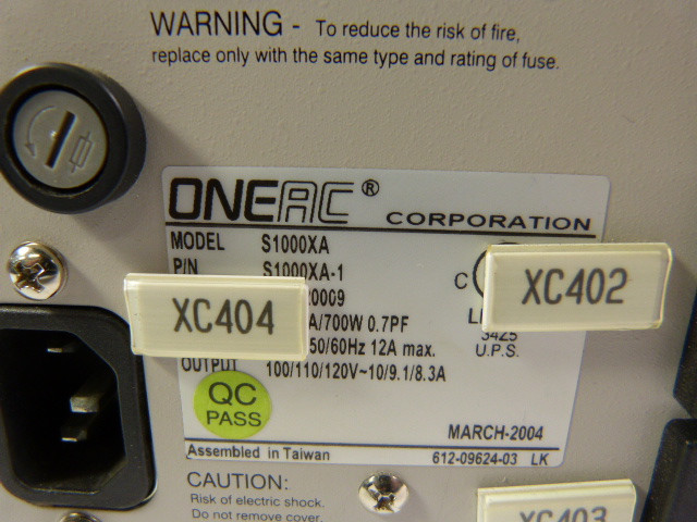 ONEAC S1000XA-1 Sinergy Power Conditioner 12A 100-120V 50/60Hz USED