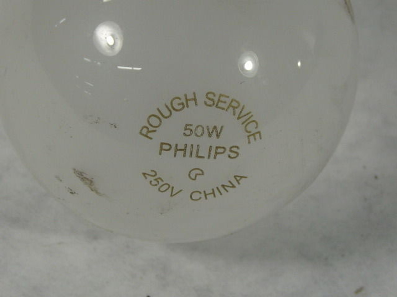 Philips 50A/RS/250V Frosted Rough Service Light Bulb 50W 250V ! NOP !