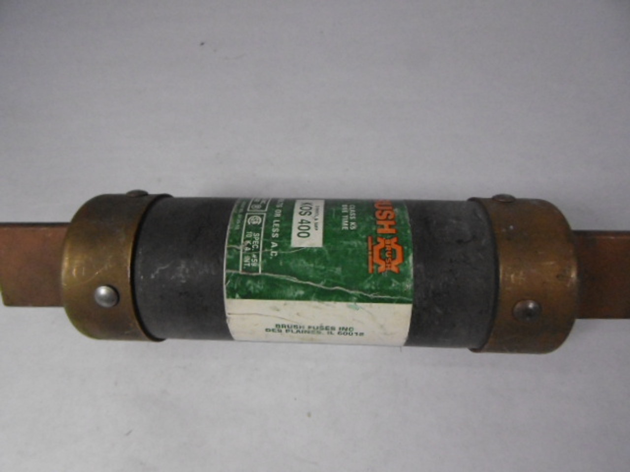 Brush KOS-400 One Time Fuse 400A 600V USED