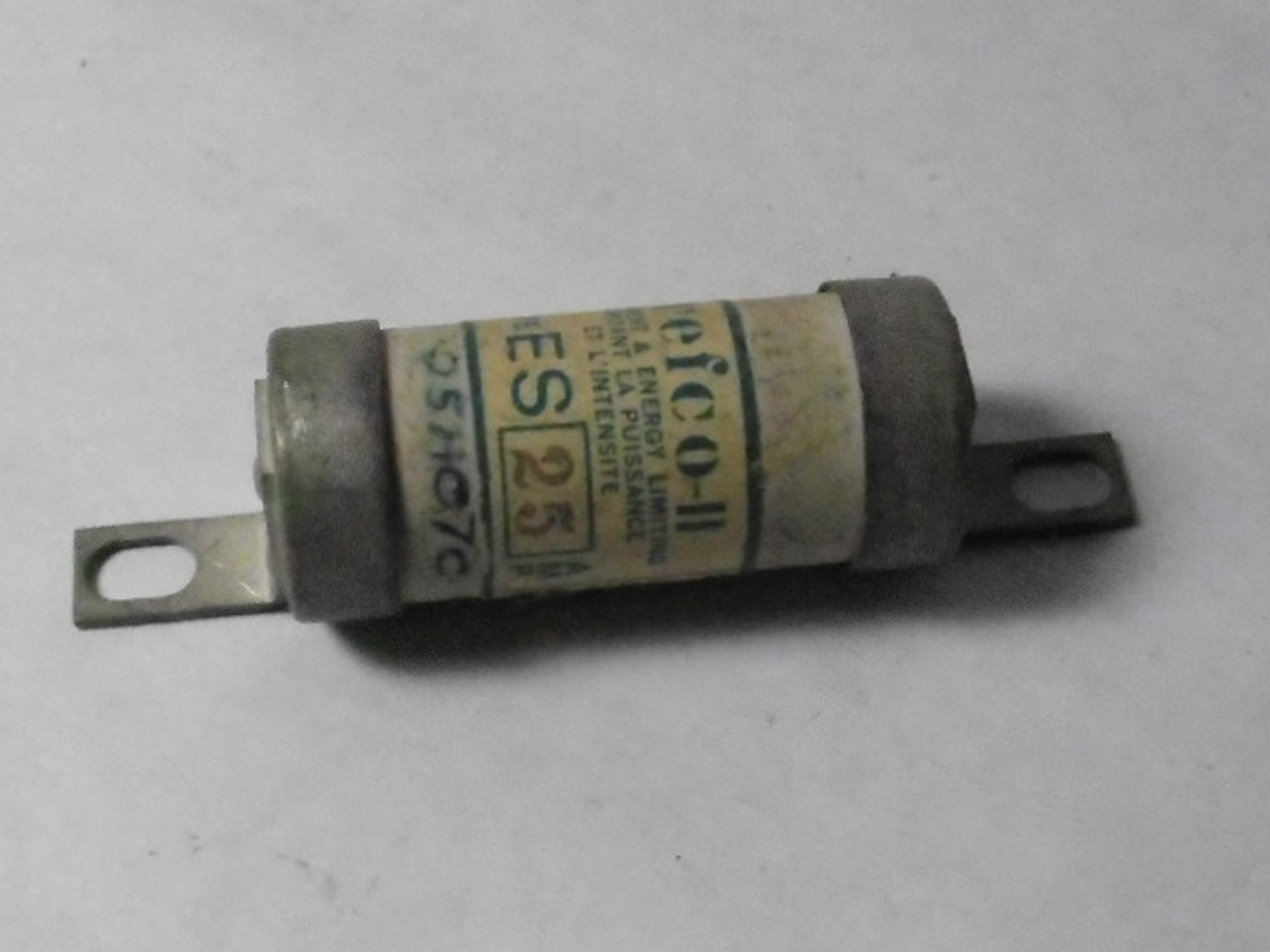 Cefco ES25 Current & Energy Limiting Fuse 25A 600V USED