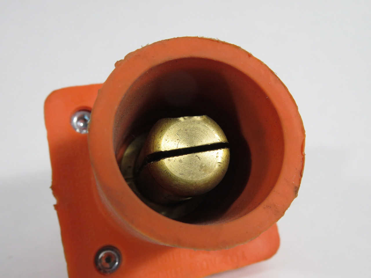 Leviton 16R23-UO Receptacle 1-Pole Cam-Type 400A 600V Orange USED