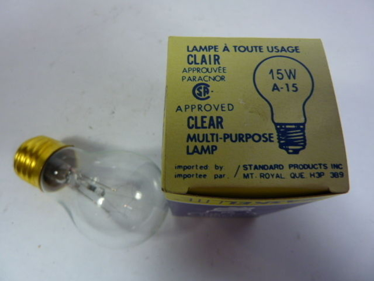 Haskel-Lite A-15 Medium Base 3020 15W 130V Clear Light Bulb ! NEW !