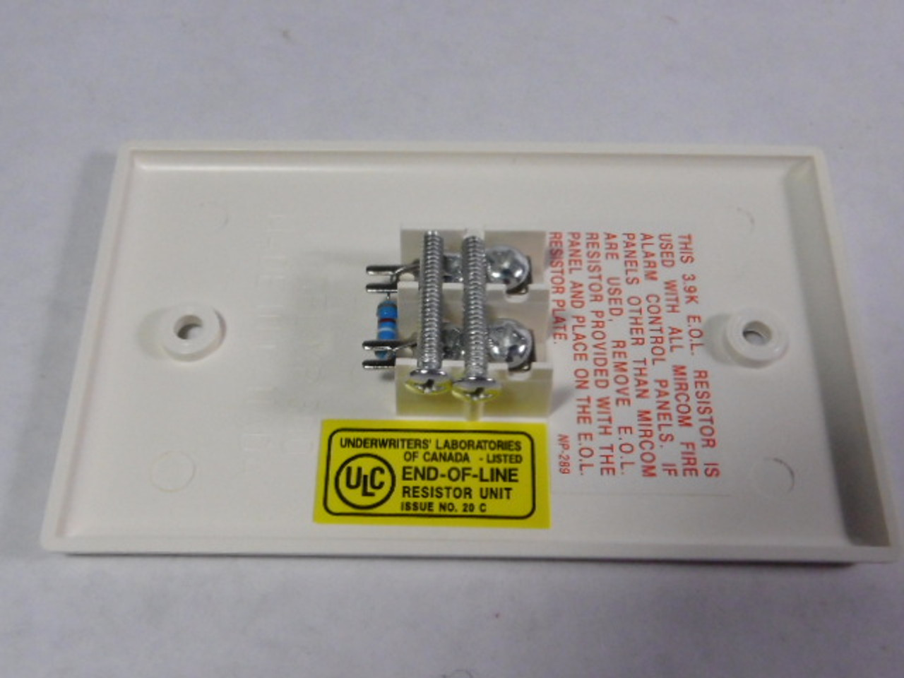 Mircom  MP-300 End Line Resistor USED