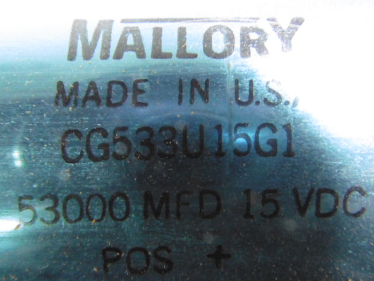 Mallory CG492U075V4C Capacitor 4900MFD 75V DC USED