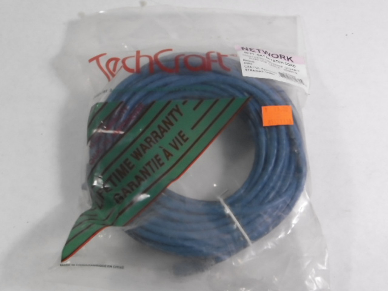 Techcraft CAT650 Patchcord Cat. 5e 50' ! NWB !