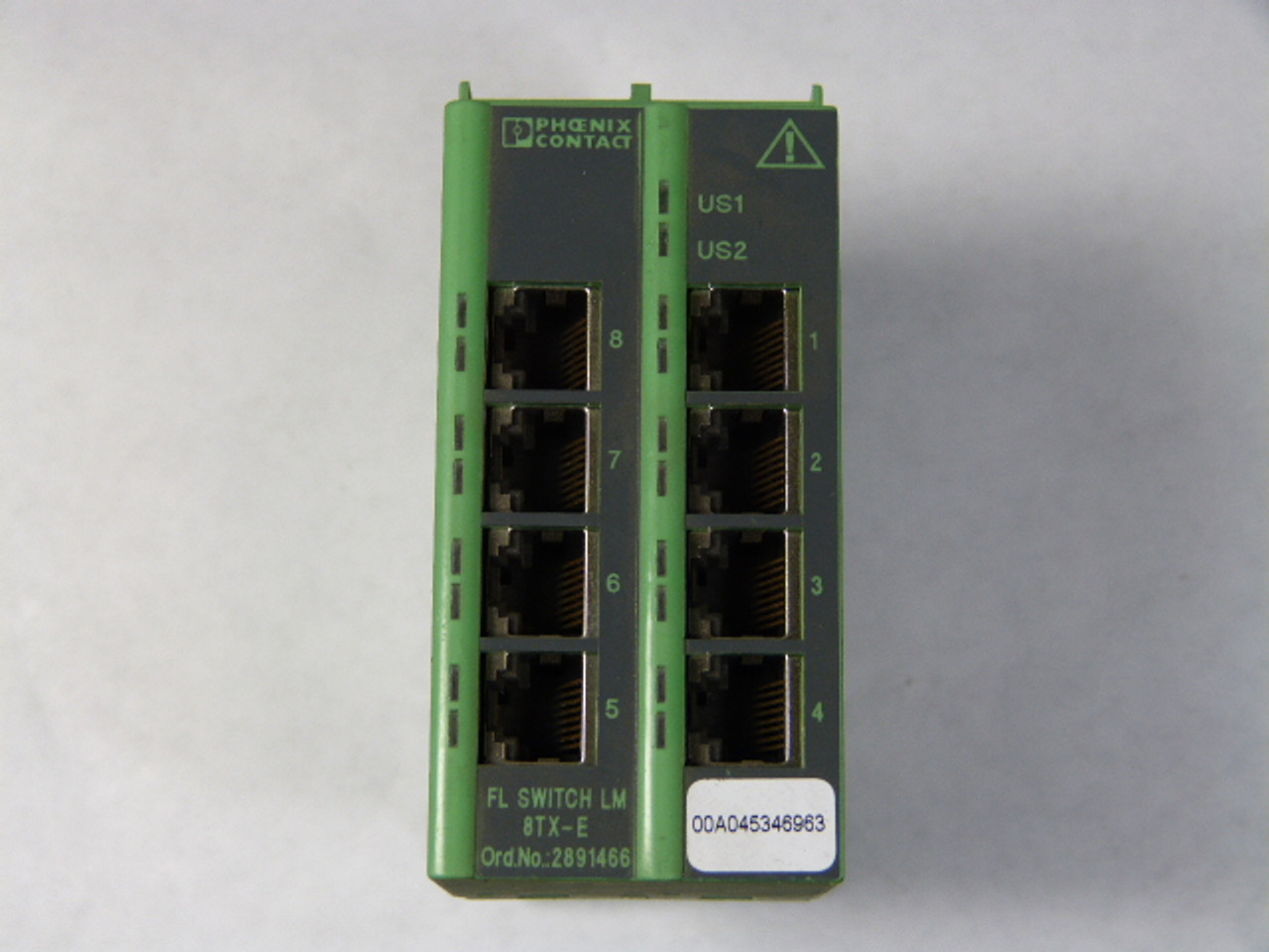 Phoenix Contact 2891466 FL 8TX-E HW:02 Ethernet Switch 8-Port USED