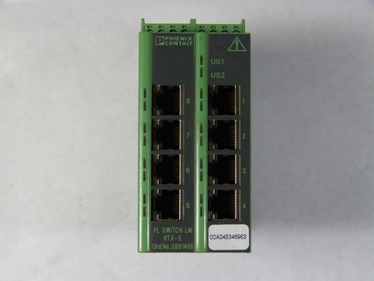 Phoenix Contact 2891466 FL 8TX-E HW:02 Ethernet Switch 8-Port USED