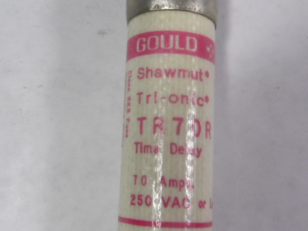 Gould Shawmut TR70R Time Delay Fuse 70A 250V USED