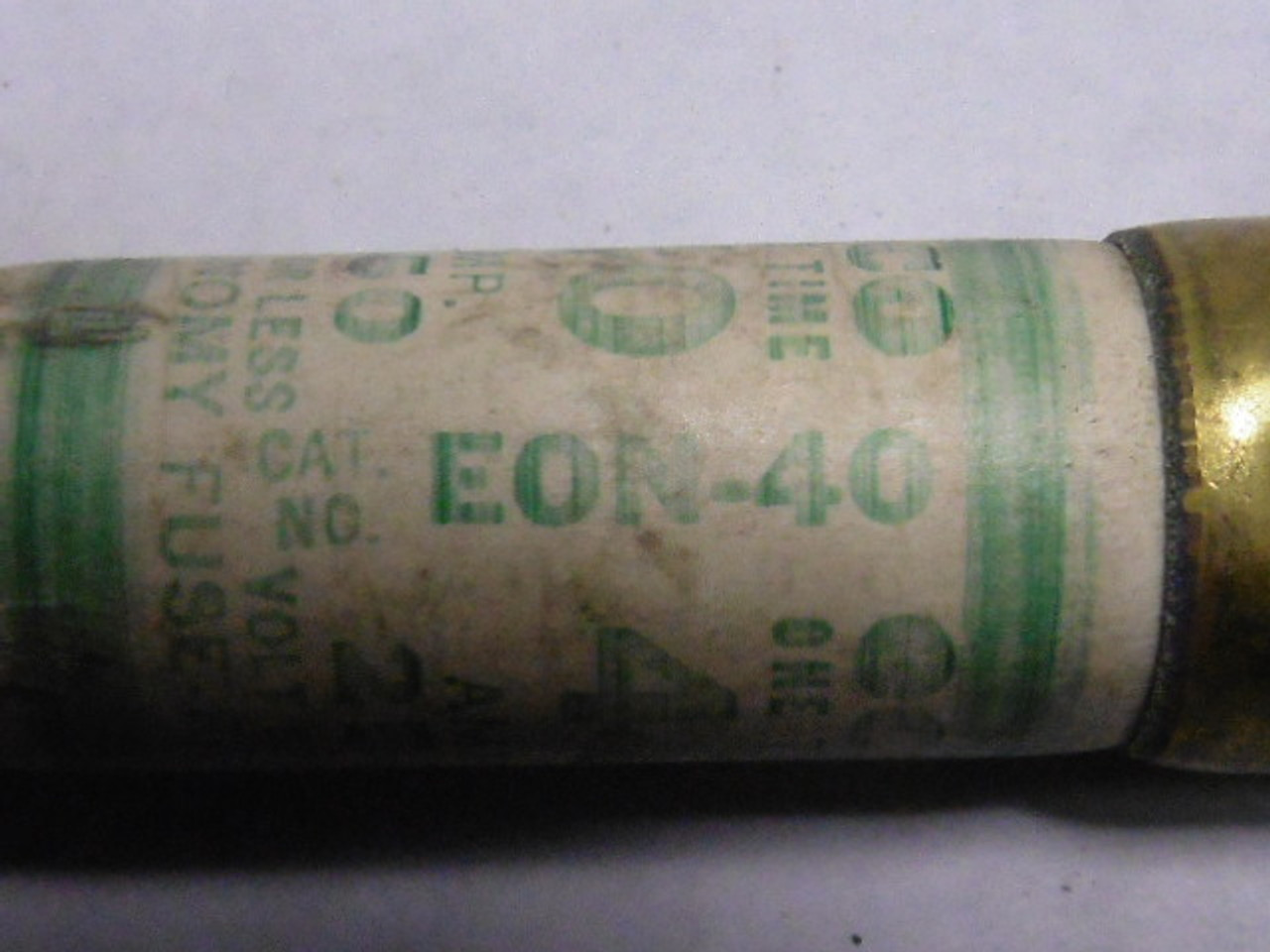 Economy EON-40 One Time Fuse 40A 250V USED