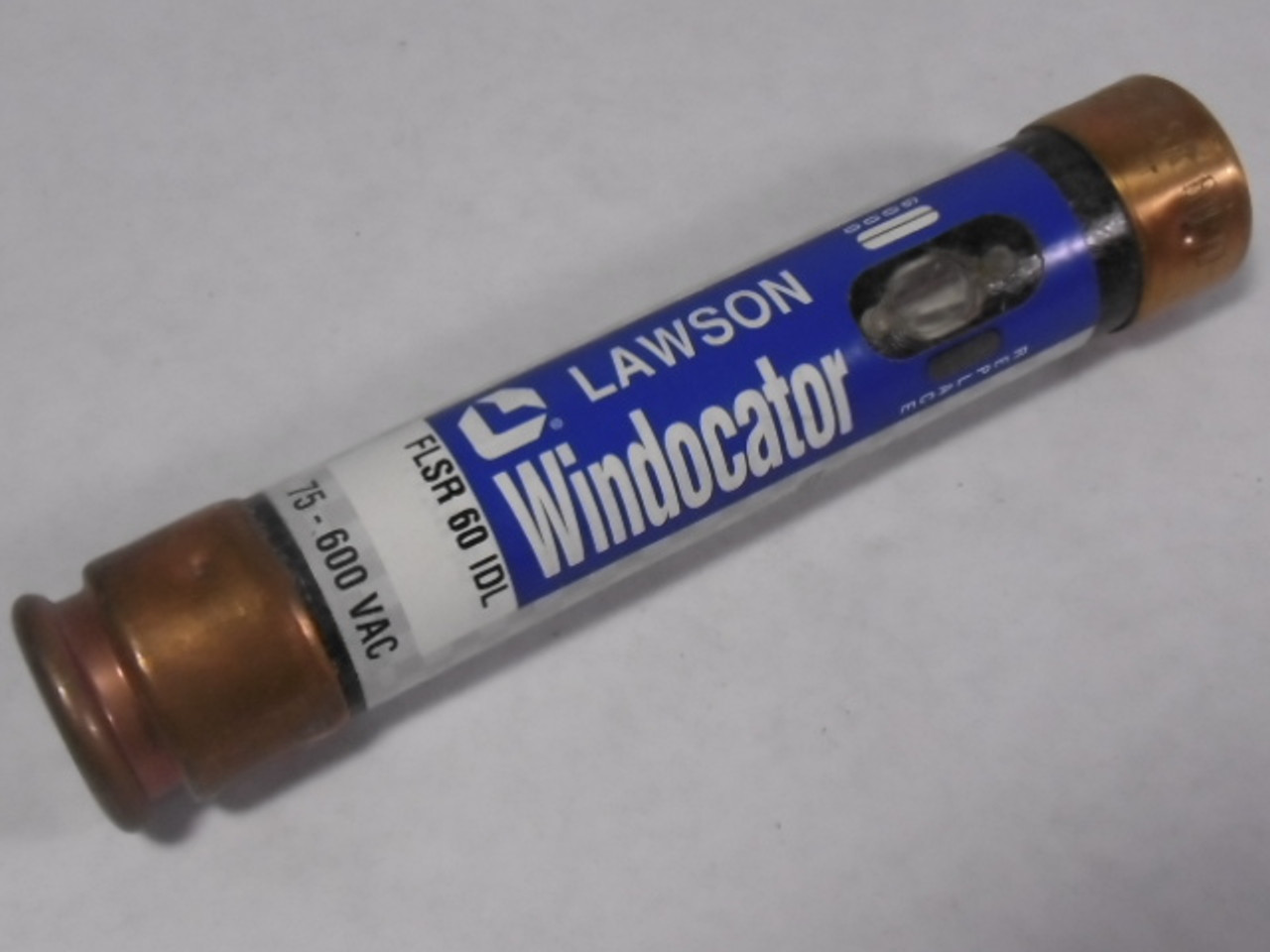 Lawson FLSR-60-IDL Dual Element Indicating Fuse 60A 75-600V USED