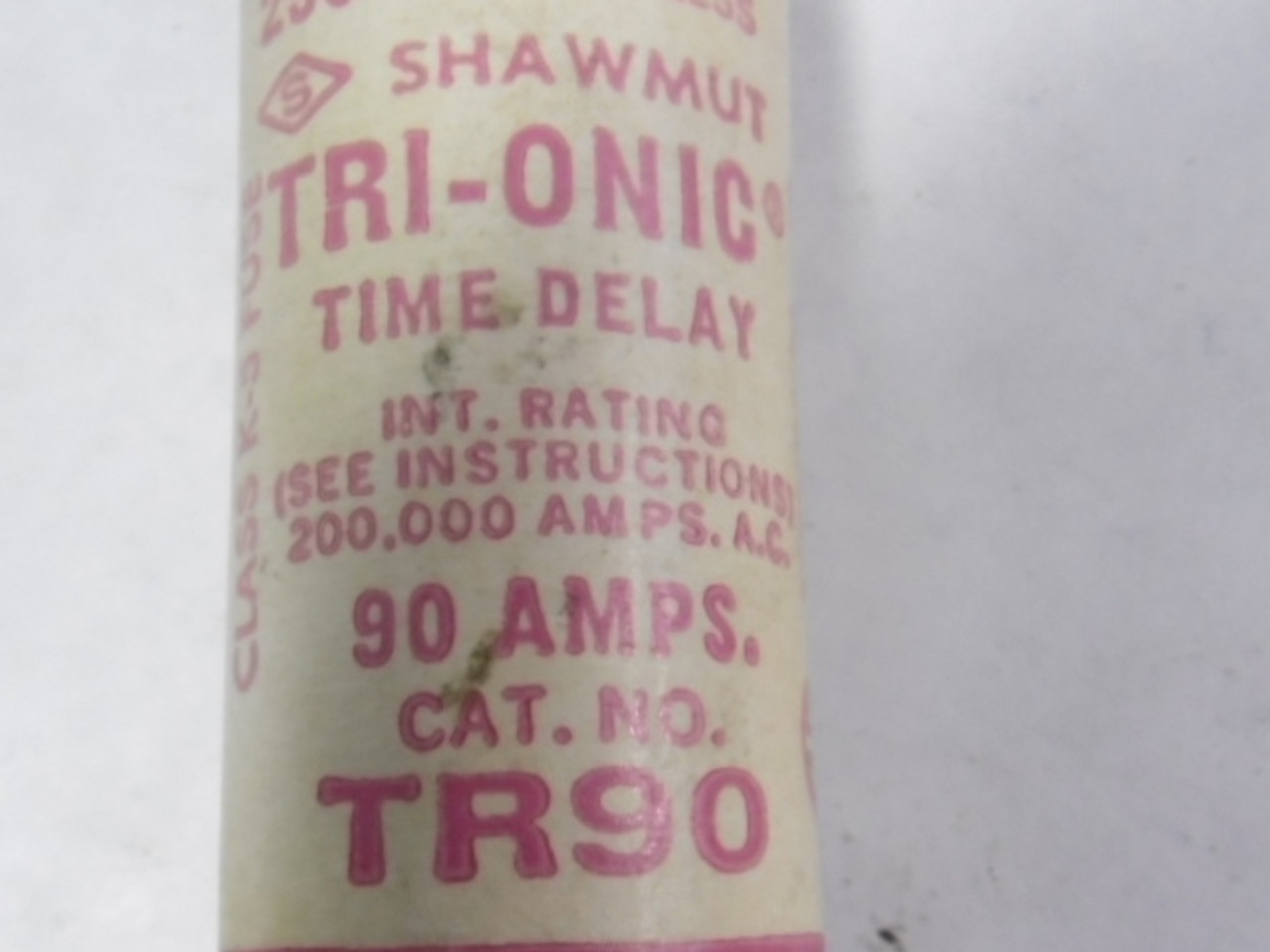 Shawmut TR90 Time Delay Tri-onic Fuse 90A 250V USED