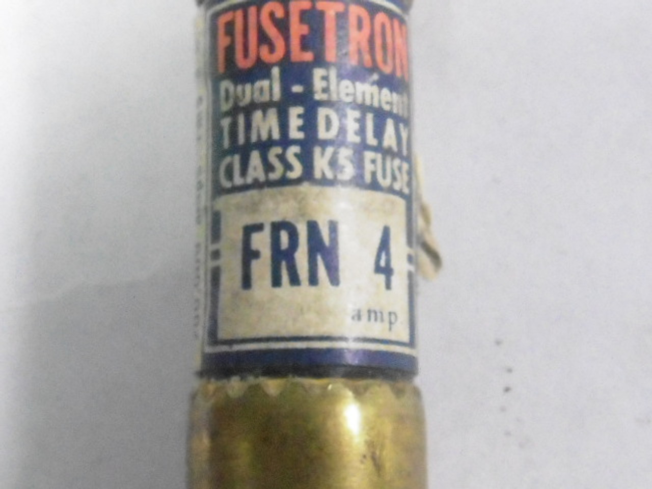 Fusetron FRN-4 Dual Element Time Delay Fuse 4A 250V USED