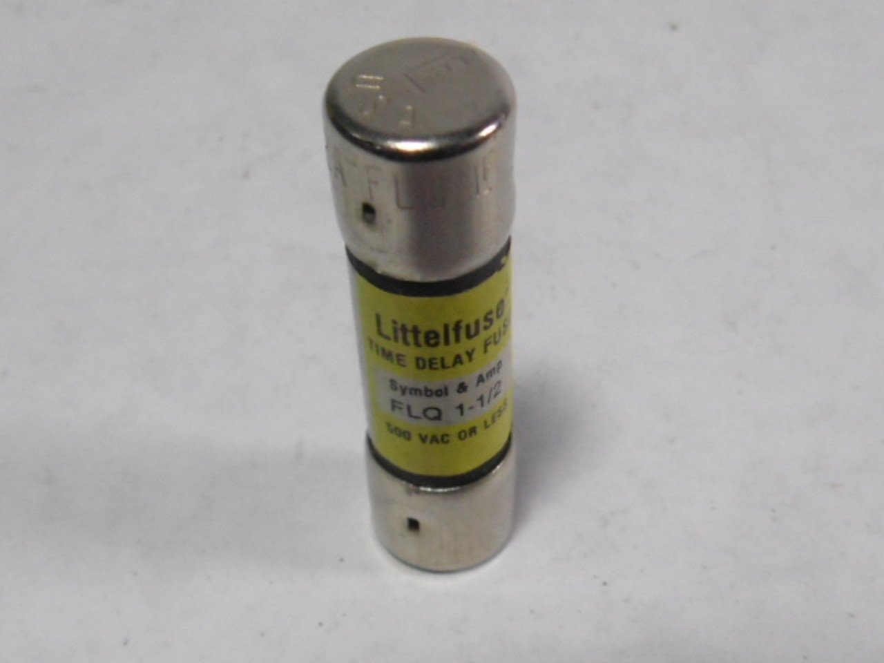 Littelfuse FLQ-1-1/2 Time Delay Fuse 1-1/2A 500V USED