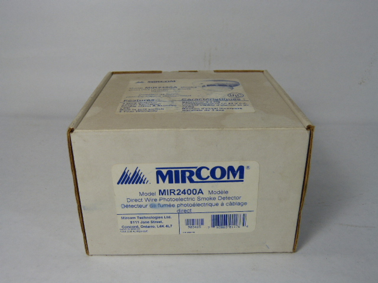 Mircom MIR2400A MIR-2400A Photoelectric Smoke Detector 2-Wire 24VDC ! NEW !