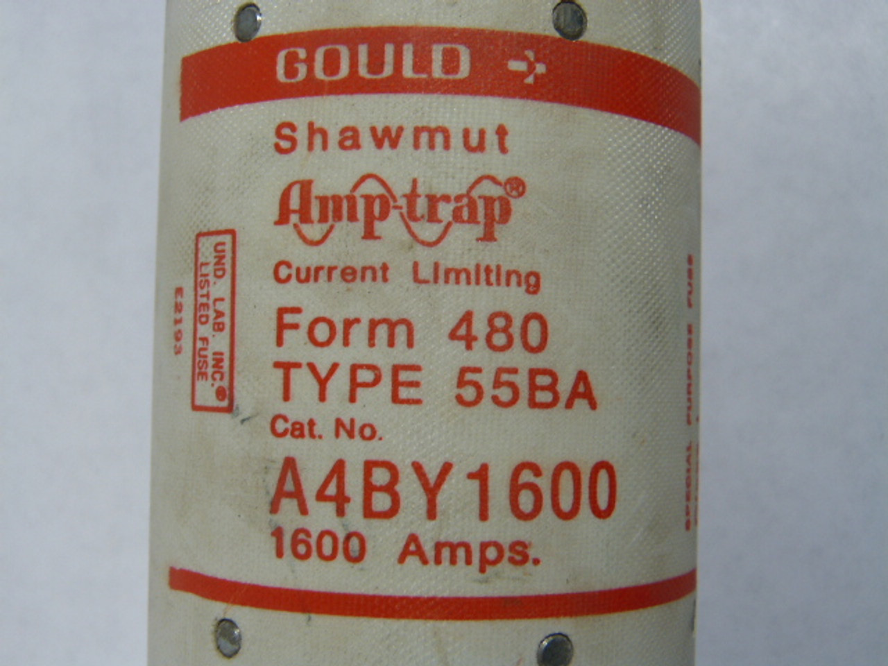 Gould Shawmut A4BY1600 Time Delay Fuse 1600A 600V USED