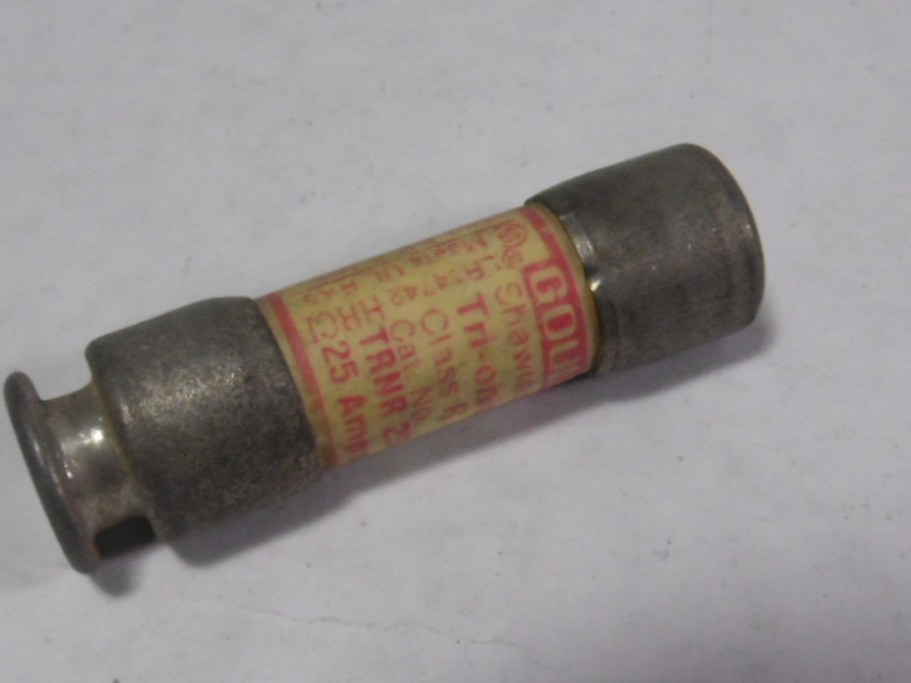 Gould Shawmut TRNR-25 Time Delay Fuse 25A 250V USED