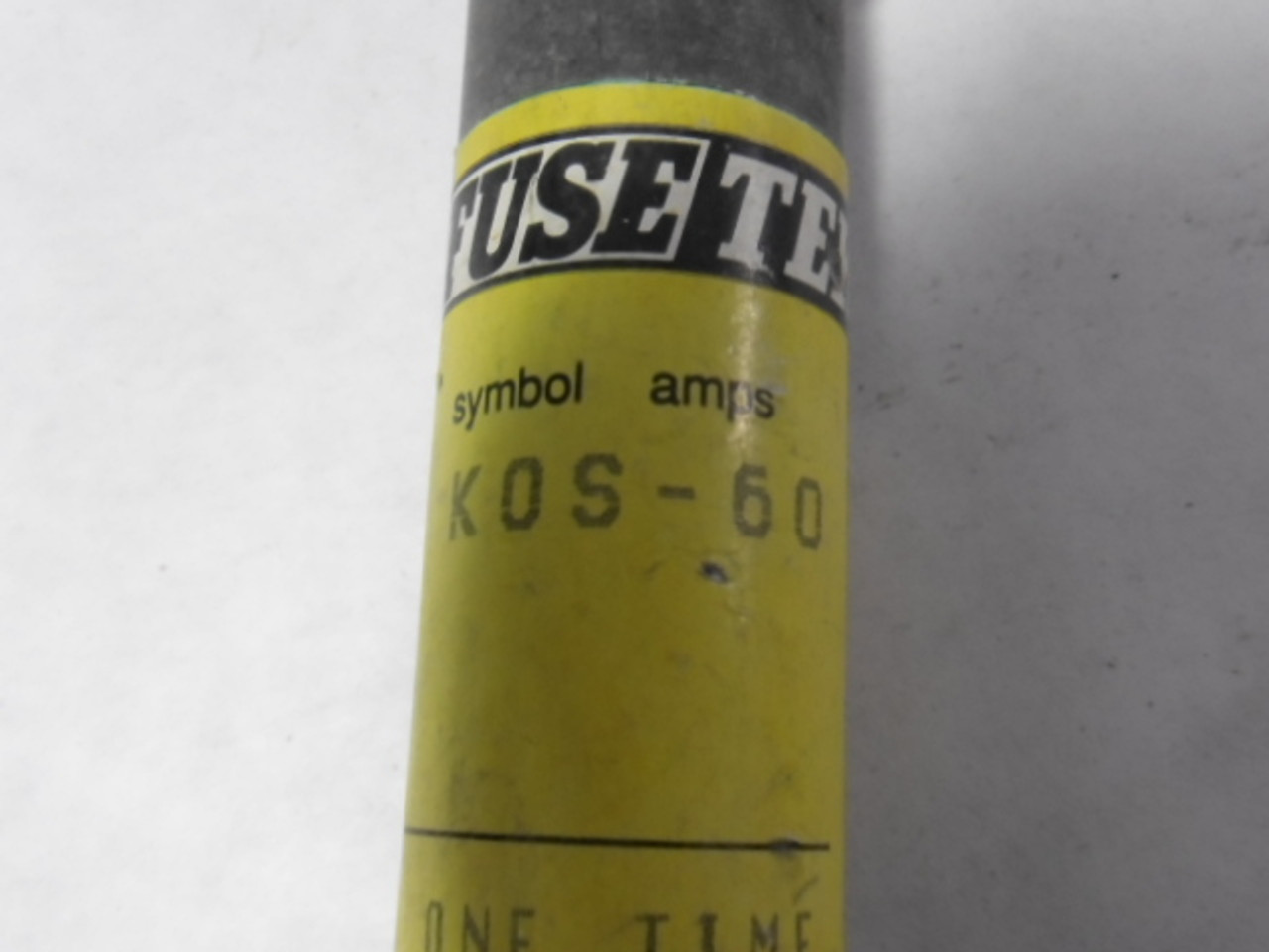 Fusetek KOS-60 One Time Fuse 60A 600V USED