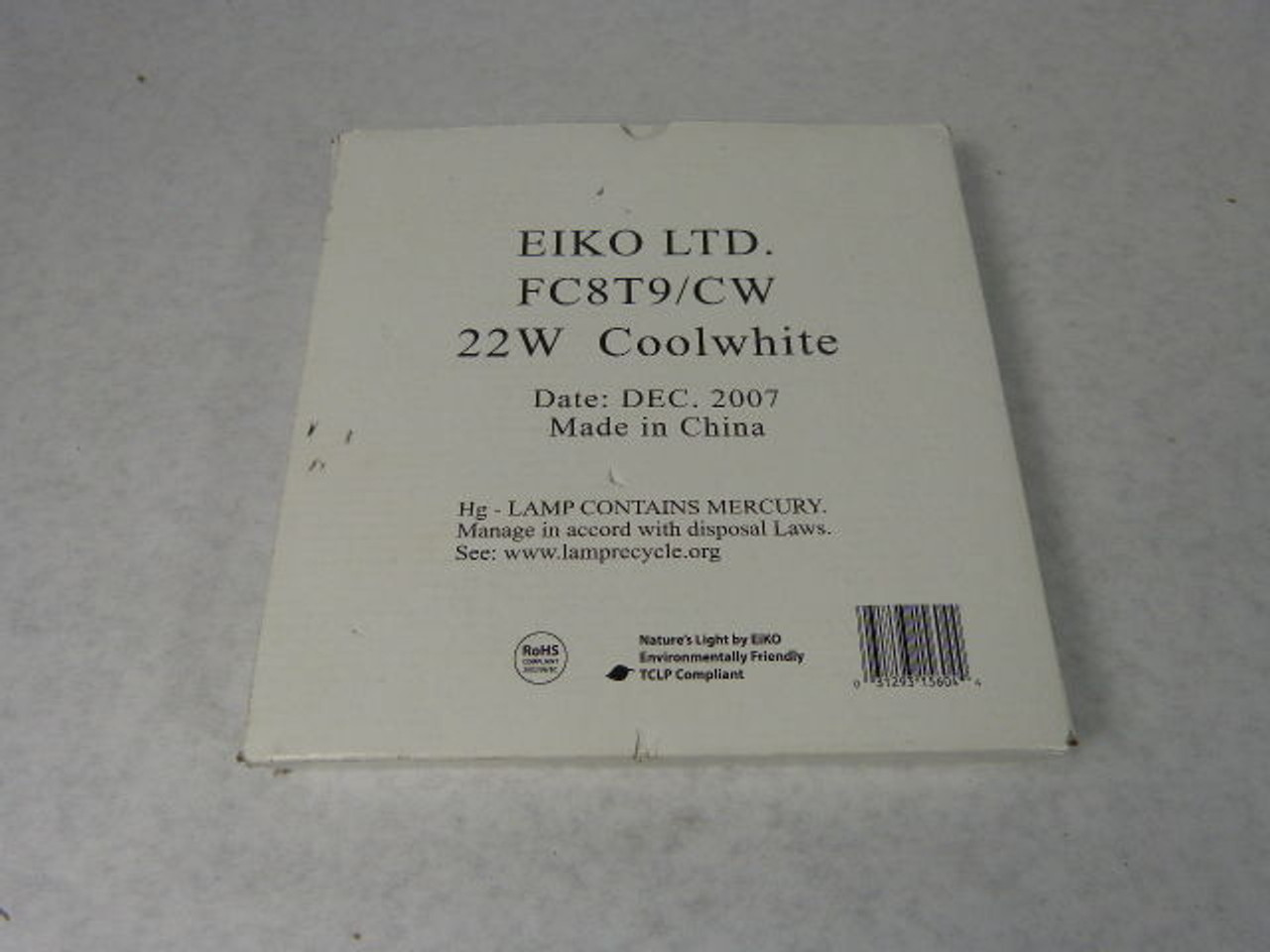 EIKO FC8T9/CW HG Lamp 22W Cool White ! NEW !