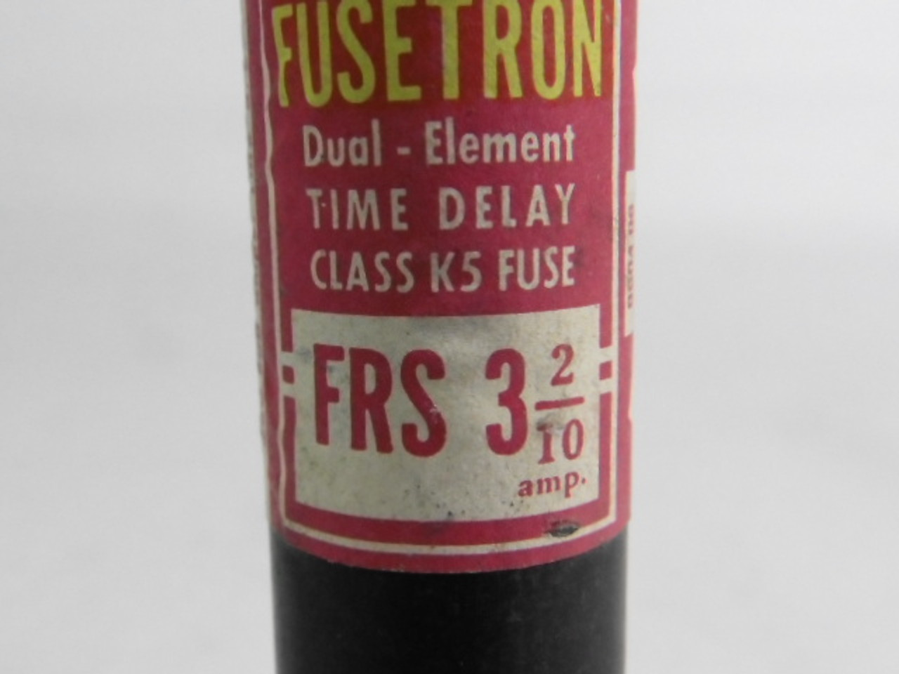 Fusetron FRS-3-2/10 Dual Element Time Delay Fuse 3-2/10A 600V USED