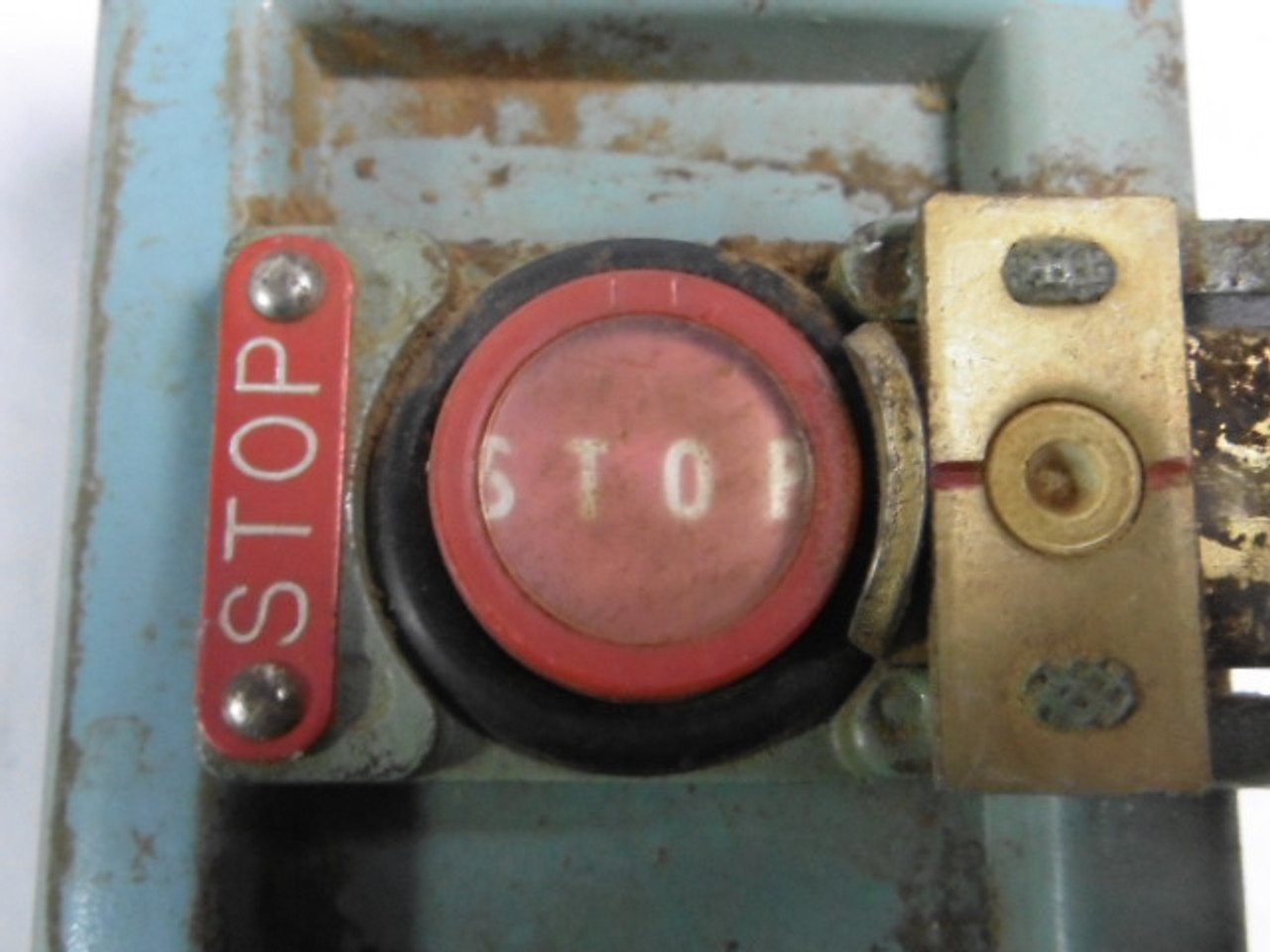 Telemecanique STOP Pushbutton Enclosure USED