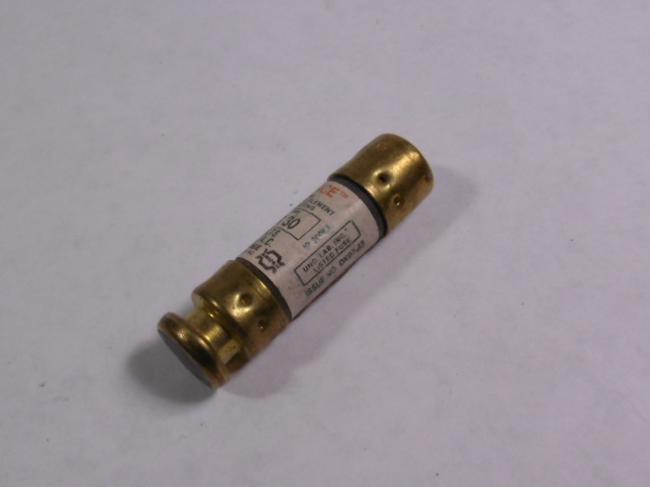 Reliance ECNR-30 Time Delay Dual Element Fuse 30A 250V USED