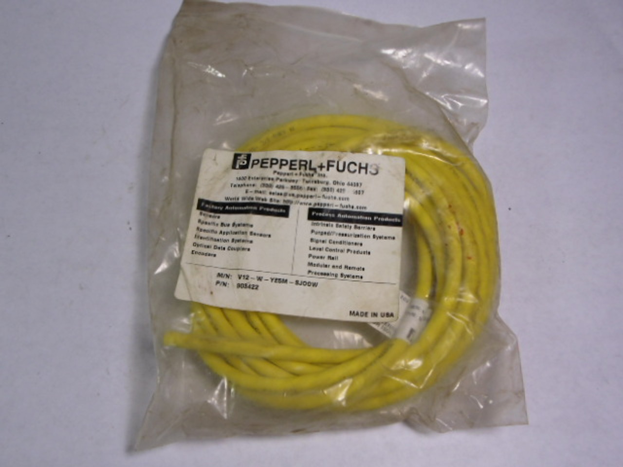 Pepperl+Fuchs 903422 Cable NWB