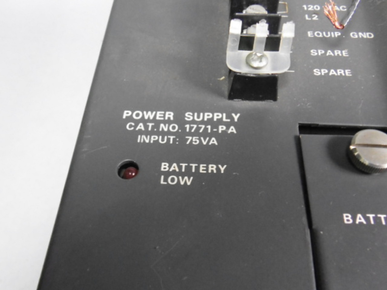 Allen-Bradley 1771-PA/1771-A1B Power Supply Module/Chassis Assembly USED
