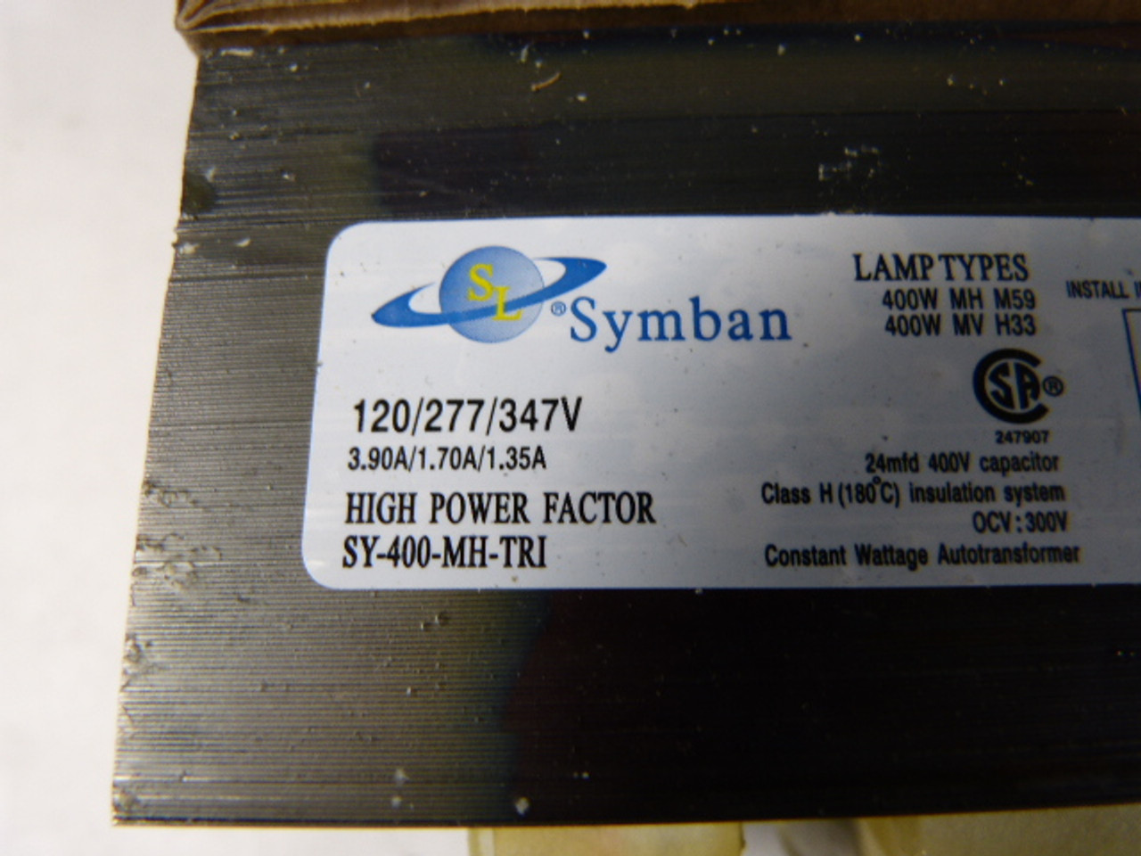 Symban SY-400-MH-TRI Autotransformer 400W 120/277/347V ! NOP !
