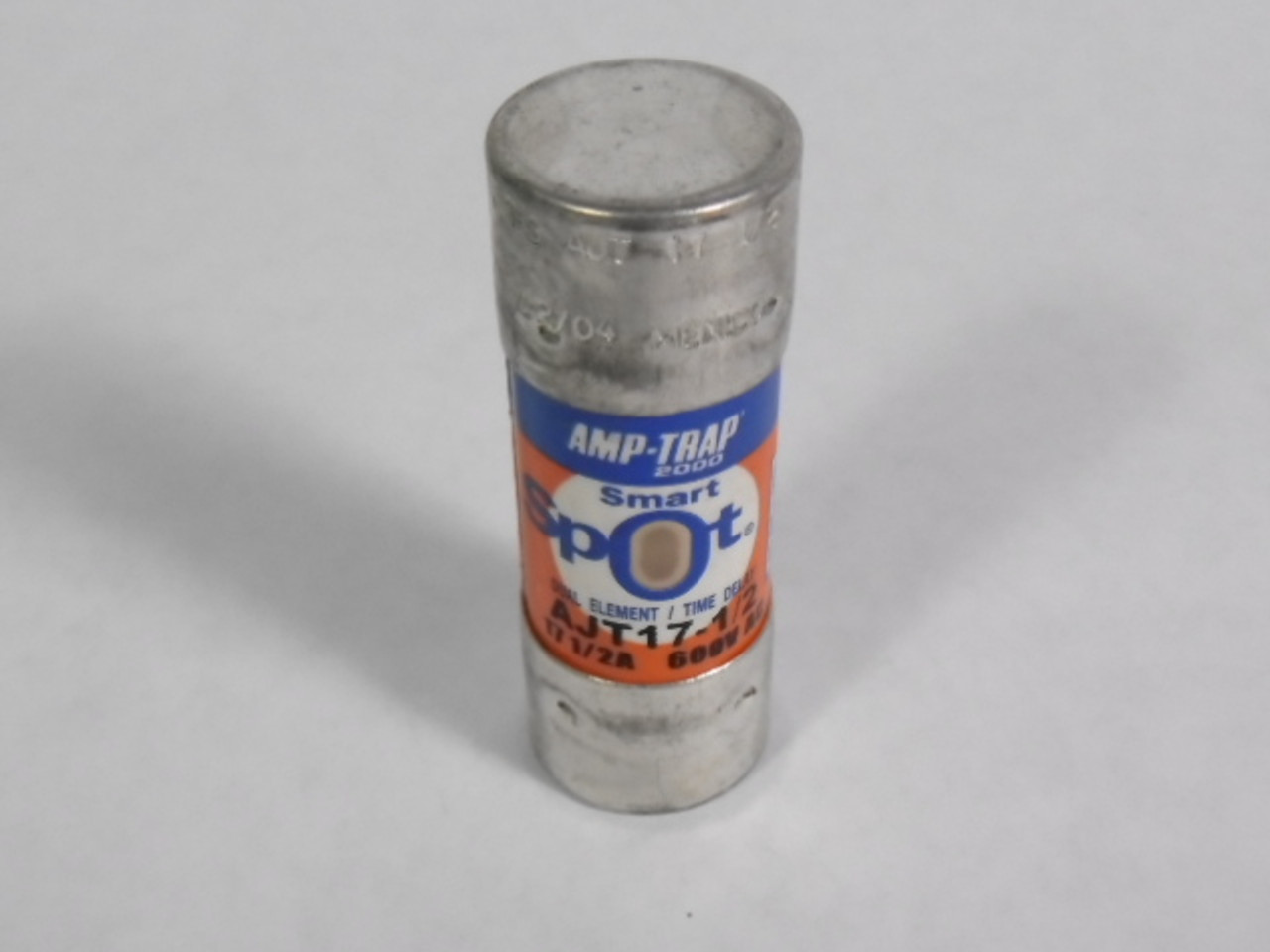 Amp-Trap AJT17-1/2 Smart Spot Indicator Time Delay Fuse 17-1/2A 600V USED