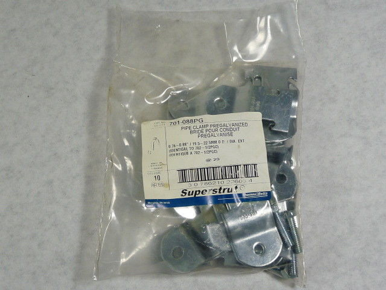 Thomas & Betts 701-088PG Pipe Clamp 1/2" ! 10Pk ! NEW !