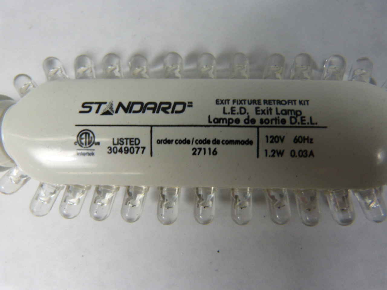 Standard 27116 LED Exit Sign Bulb Sold Individually 1.2W 120V ! NOP !