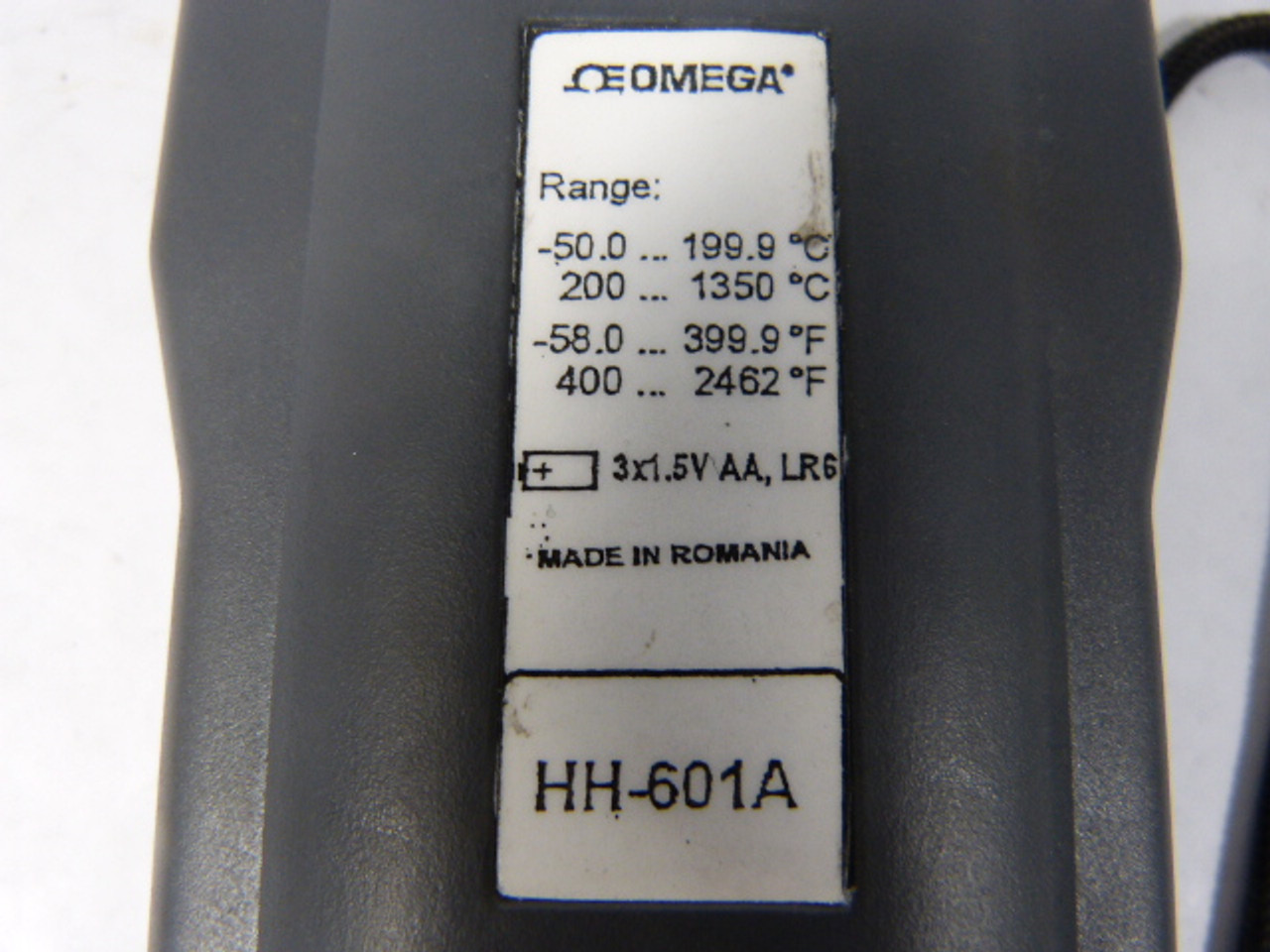 Omega HH601A Portable K-Thermocouple Thermometer USED