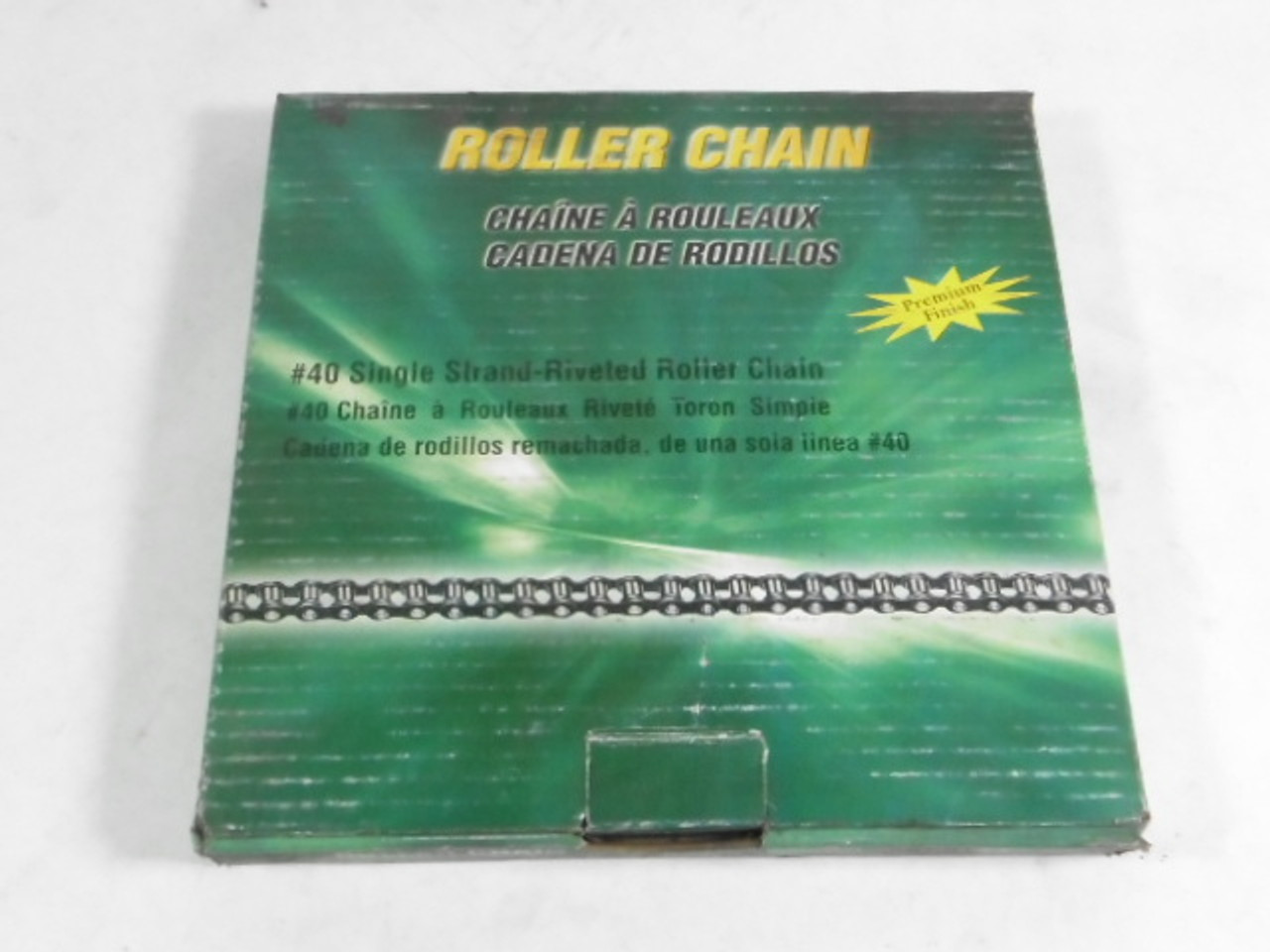 Stronghold 60206 Roller Chain #40 1/2"x10' ! NEW !