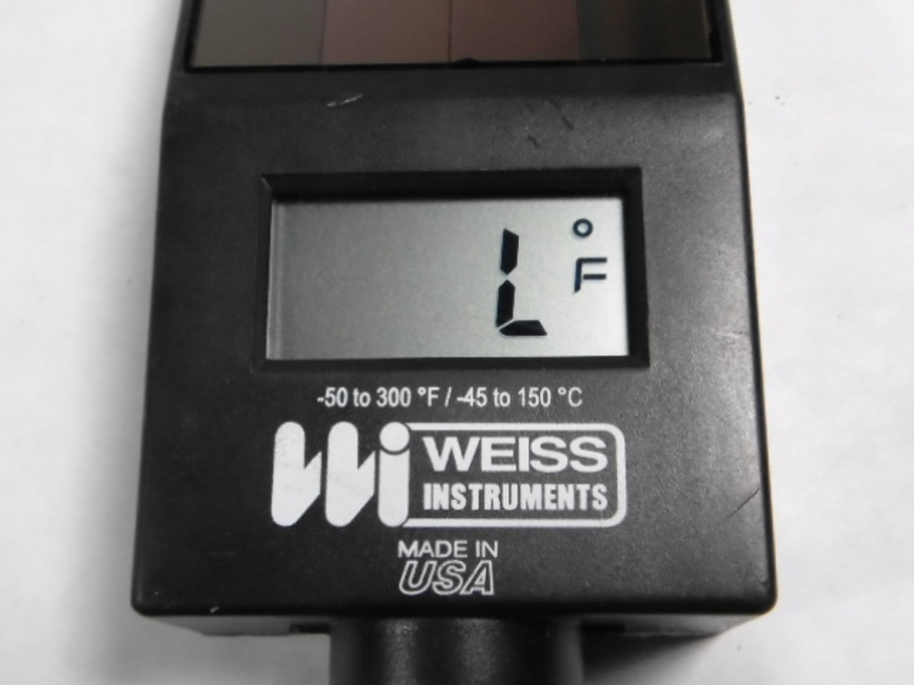 Weiss Instruments DVBM Digital Thermometer LCD Display -50 - 300F ! AS IS !