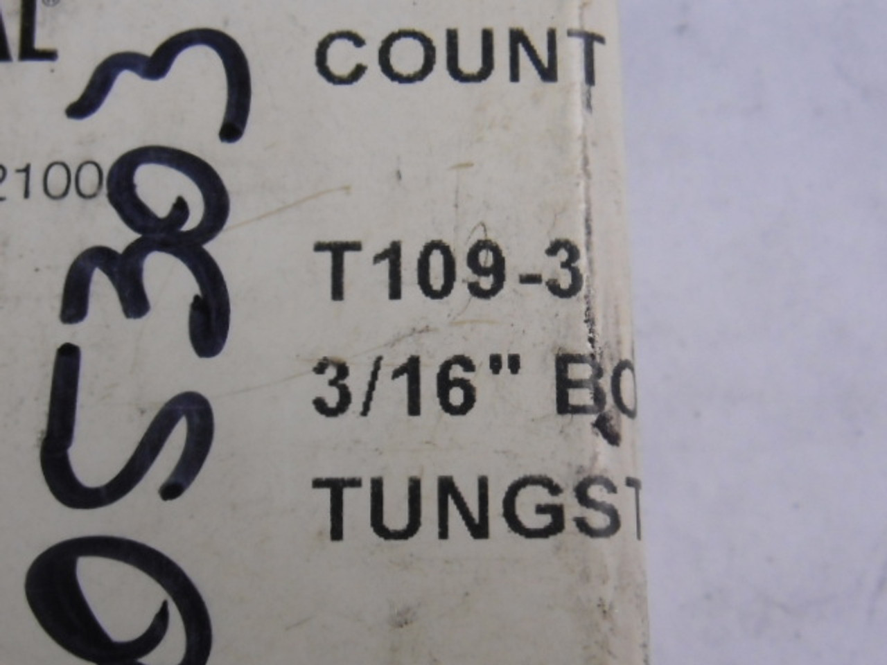 Kennametal T109-3 Tungsten Carbide Straight Bore Nozzle 3/16" ! NOP !