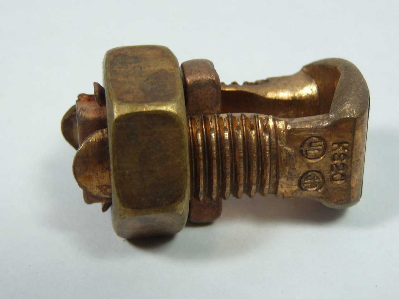 Burndy KS20 Copper Split Bolt Connector Lug 4 RUN USED