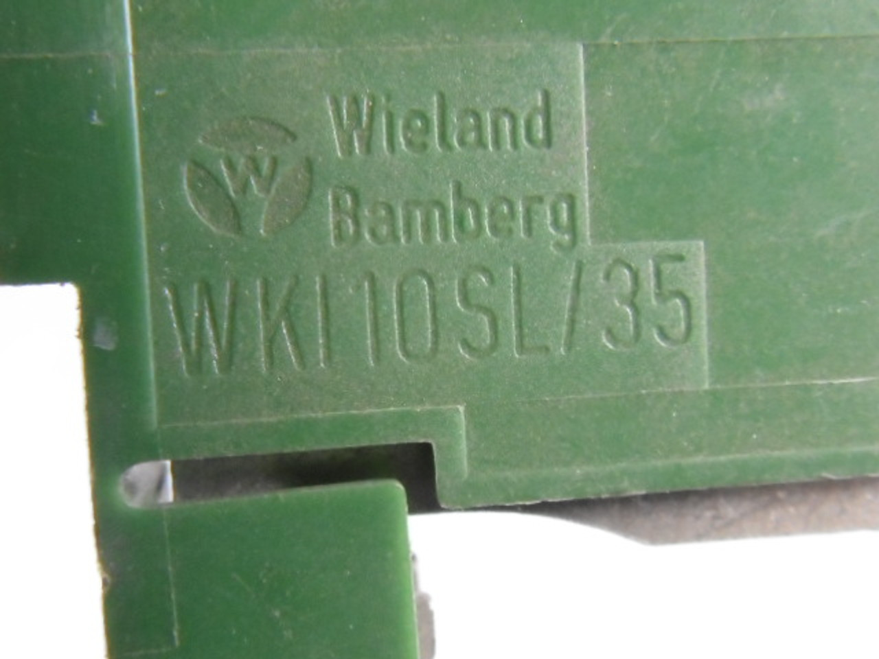 Wieland WKI10SL/35 Terminal Block Green USED