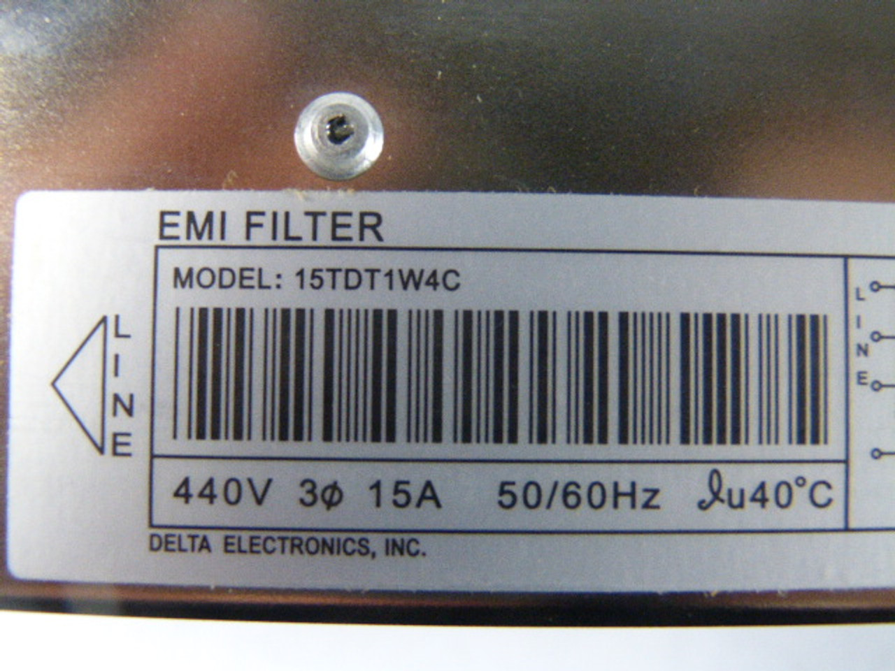 Delta Electronics 15TDT1W4C EMI Filter 15A 440V 50/60Hz ! NEW !
