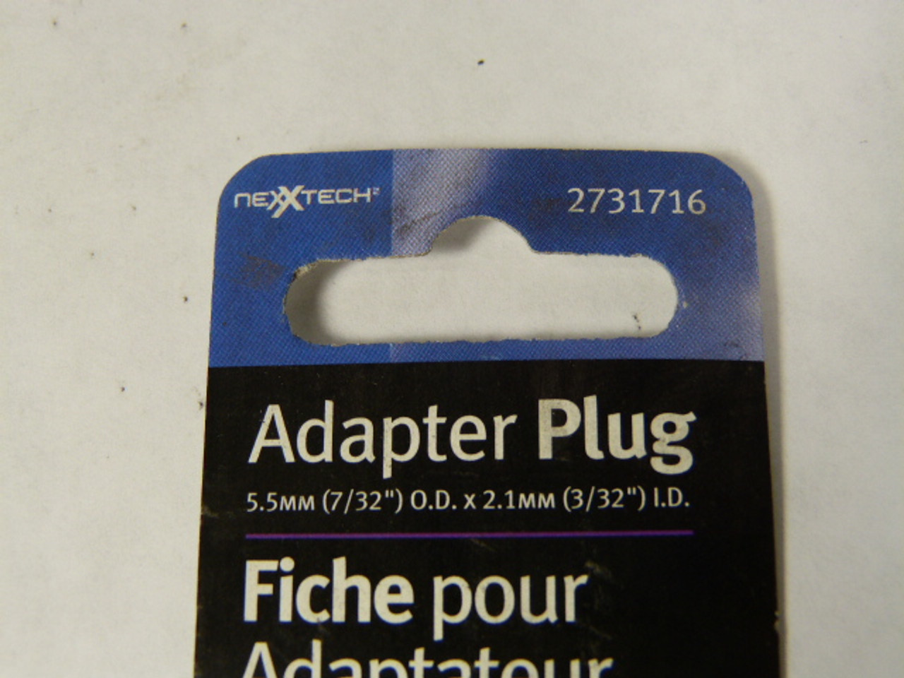 Nexxtech 2731716 Adapter Plug 5.5mm OD 2.1mm ID ! NEW !