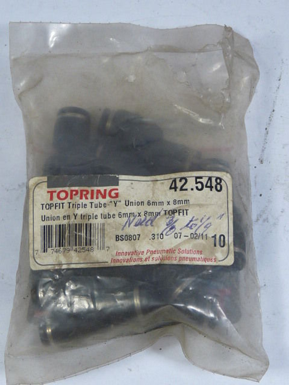 Topring BS0807 Y Union 6mm x 8mm ! NEW !