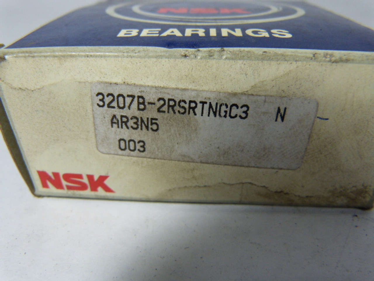 NSK 3207B-2RSRTNGC3 Sealed Ball Bearing 72mm OD 35mm Bore 27mm Width ! NEW !