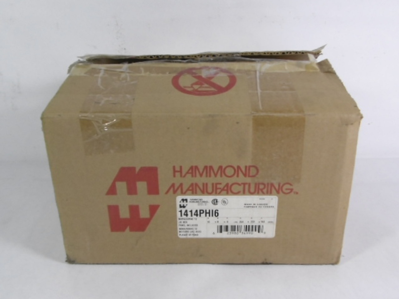 Hammond 1414PHI6 Junction Box 10x8x6" ! NEW !