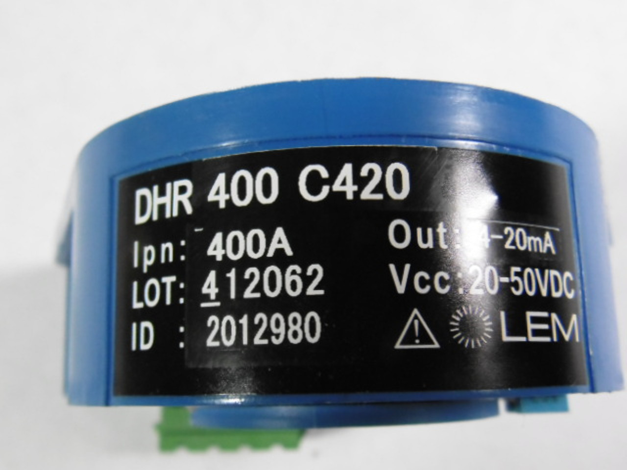 LEM DHR-400-C420 Current Transducer 20-50V DC USED