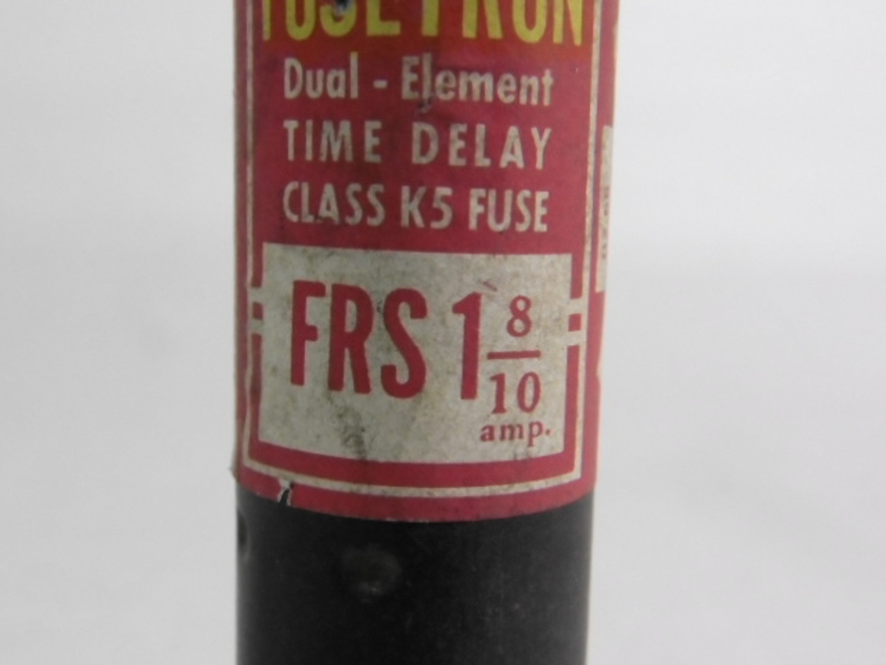 Fusetron FRS-1-8/10 Dual Element Time Delay Fuse 1-8/10A 600V USED