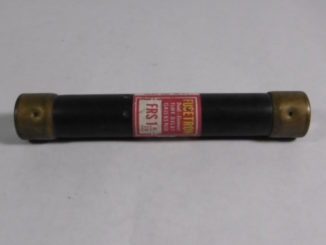 Fusetron FRS-1-8/10 Dual Element Time Delay Fuse 1-8/10A 600V USED