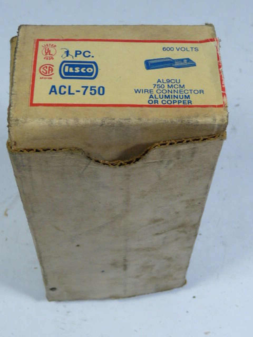 Ilsco ACL-750 600V Compression Connector Package of 2 ! NEW !