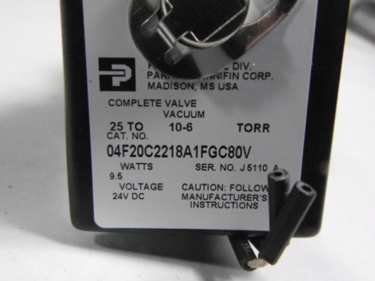 Parker 04F20C2218A1FGC80V Complete Solenoid Valve 24VDC 9.5W ! NEW !