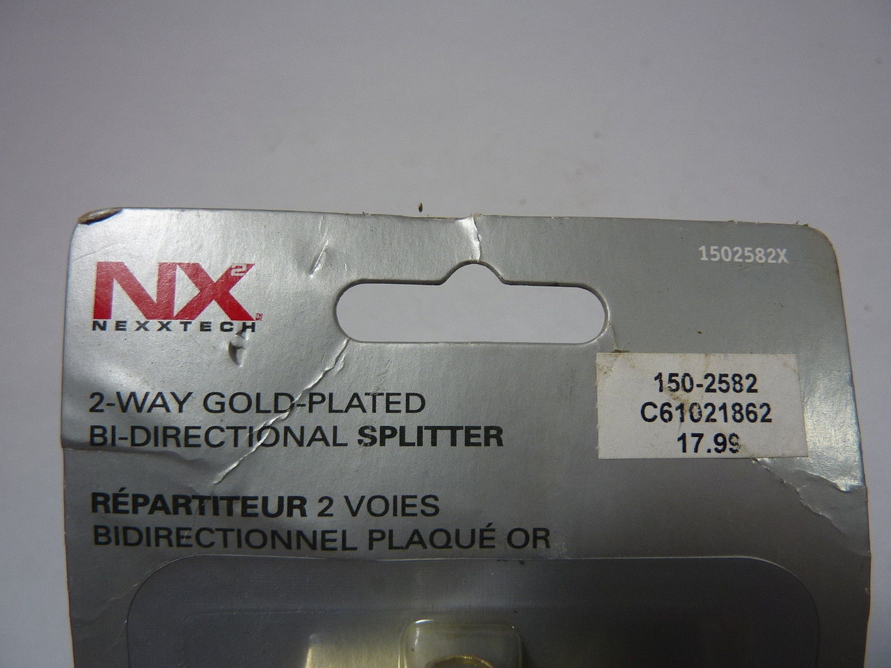 NexxTech 1502582X 2-Way Splitter ! NEW !