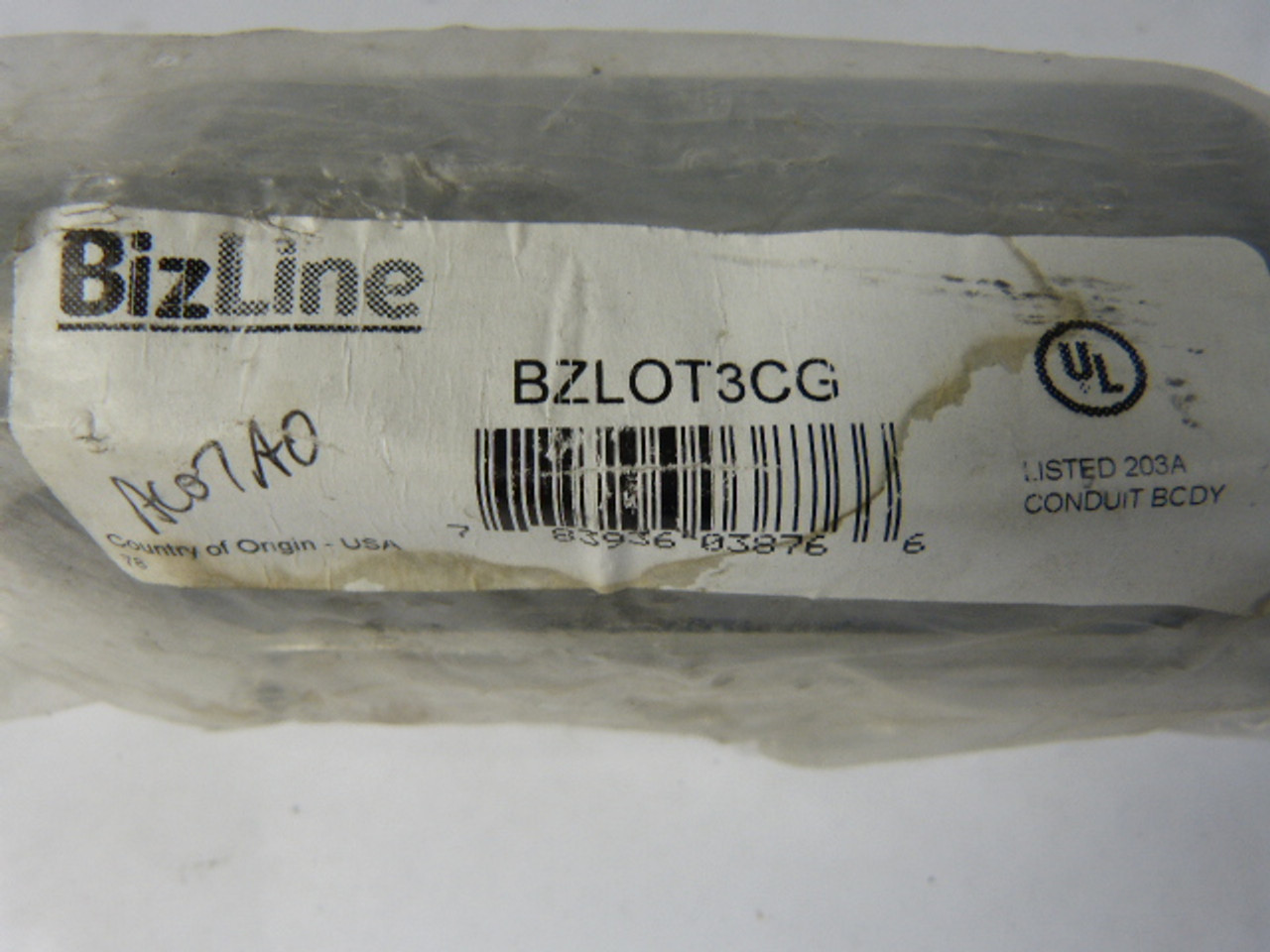 Killark BZLOT3CG Conduit Body with Cover 1" OT-3 NOP
