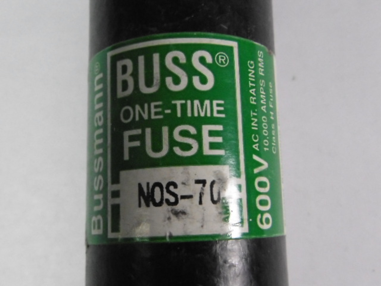 Bussmann NOS-70 One Time Fuse 70A 600V USED